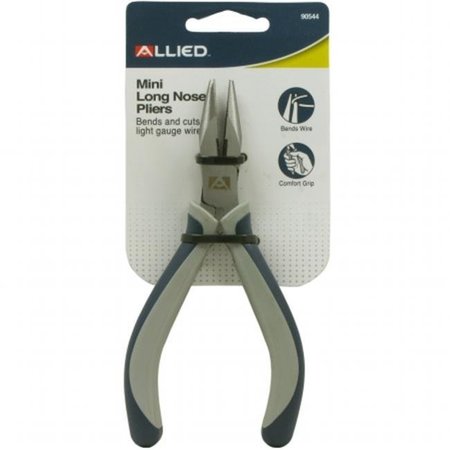 ALLIED INTERNATIONAL Allied International 90544 Mini Long Nose Pliers; 4.5 in. 90544